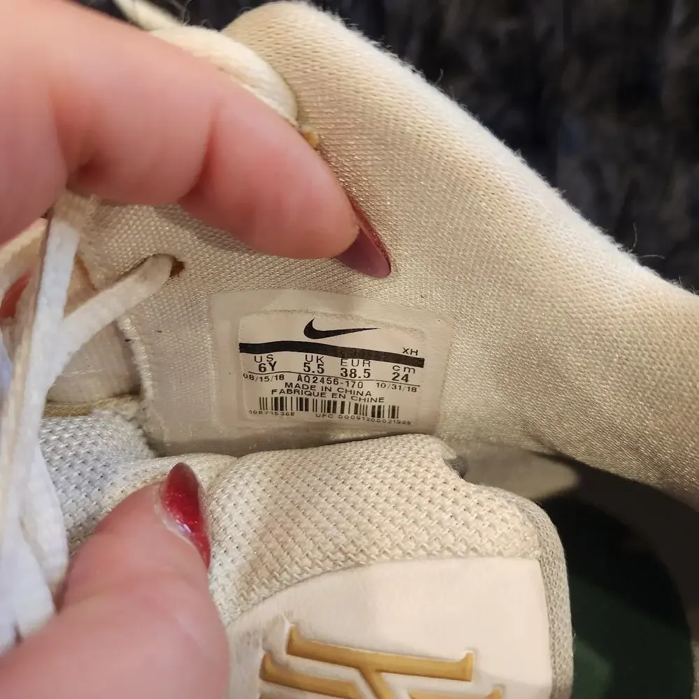 Nike Kyrie‎ 5 Mid Irish White sz 6y